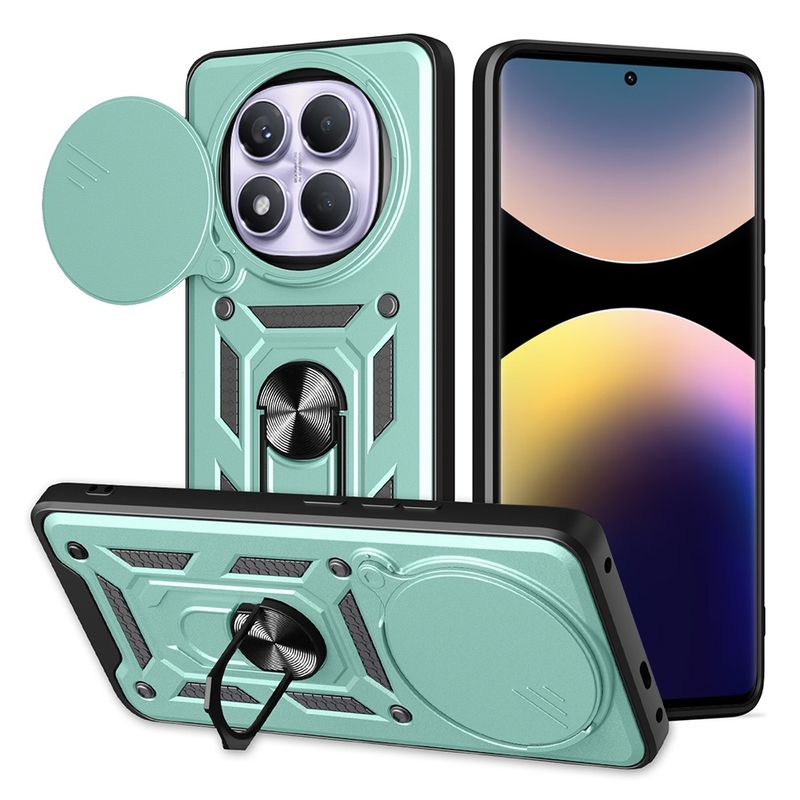 Laptop, Telefoane si Tablete - Telefoane mobile si accesorii - Accesorii Telefoane - Huse telefoane - Husa pentru Xiaomi Rosumi Note 14 Pro 4G / Poco F7 - Techsuit CamShield Series - Verde - Infinity.ro