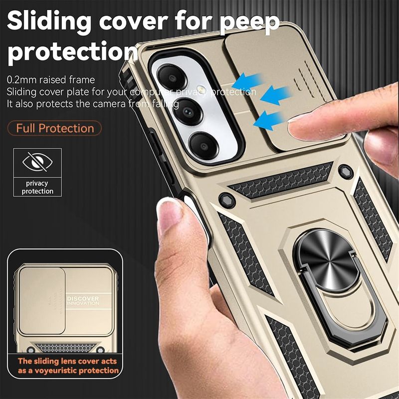 Laptop, Telefoane si Tablete - Telefoane mobile si accesorii - Accesorii Telefoane - Huse telefoane - Husa pentru Samsung Galaxy A52 4G / A52 5G / A52s 5G - Techsuit CamShield Series - Auriu - Infinity.ro