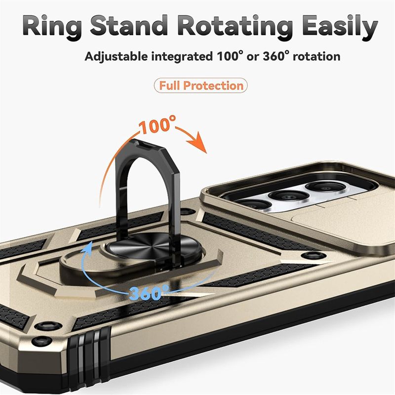 Laptop, Telefoane si Tablete - Telefoane mobile si accesorii - Accesorii Telefoane - Huse telefoane - Husa pentru Samsung Galaxy A52 4G / A52 5G / A52s 5G - Techsuit CamShield Series - Auriu - Infinity.ro