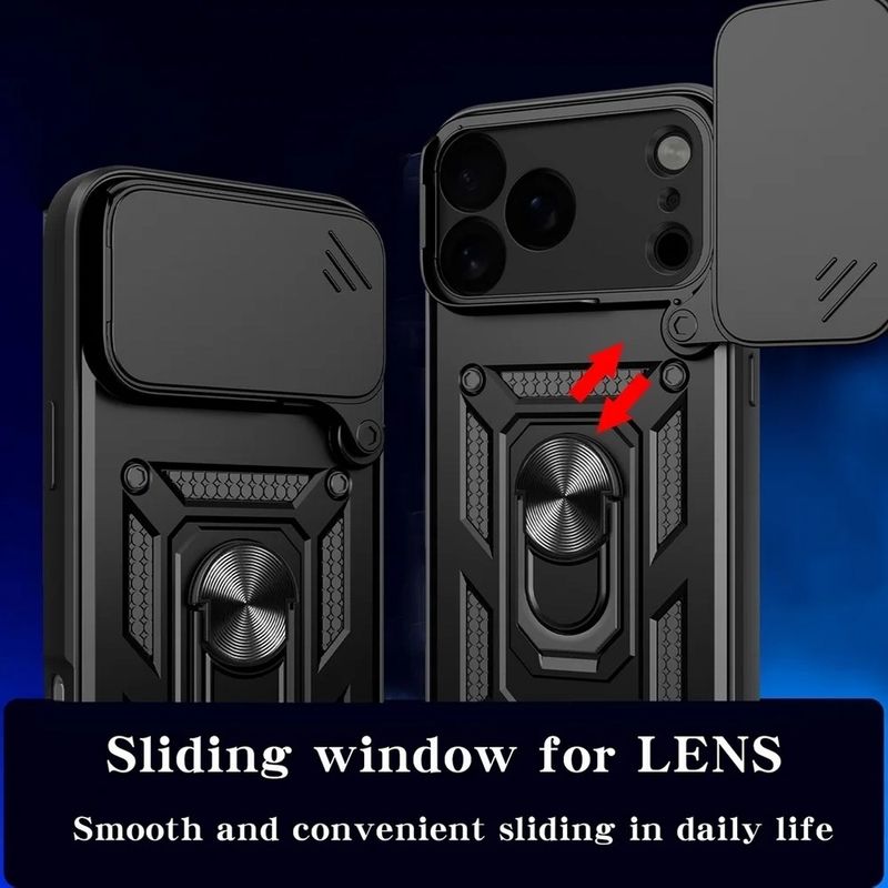 Laptop, Telefoane si Tablete - Telefoane mobile si accesorii - Accesorii Telefoane - Huse telefoane - Husa pentru iPhone 17 Pro Max - Techsuit CamShield Series - Negru - Infinity.ro