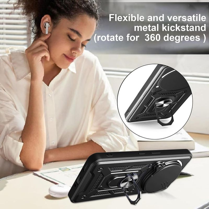 Laptop, Telefoane si Tablete - Telefoane mobile si accesorii - Accesorii Telefoane - Huse telefoane - Husa pentru Nothing Phone (3a) Pro - Techsuit CamShield Series - Negru - Infinity.ro
