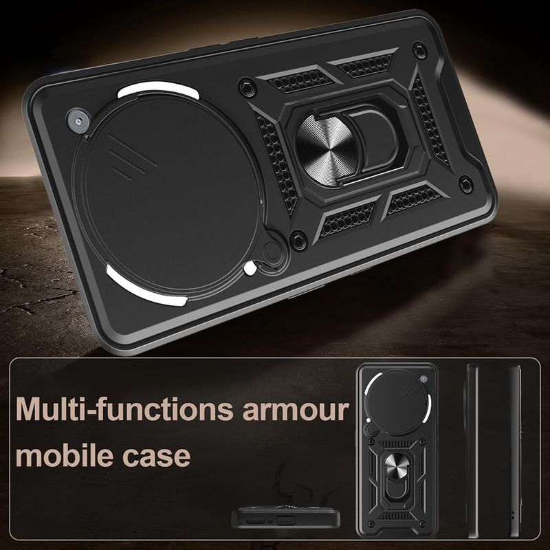 Laptop, Telefoane si Tablete - Telefoane mobile si accesorii - Accesorii Telefoane - Huse telefoane - Husa pentru Nothing Phone (3a) Pro - Techsuit CamShield Series - Negru - Infinity.ro