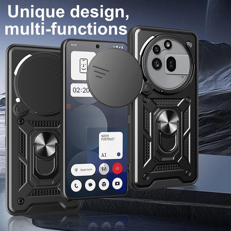 Laptop, Telefoane si Tablete - Telefoane mobile si accesorii - Accesorii Telefoane - Huse telefoane - Husa pentru Nothing Phone (3a) Pro - Techsuit CamShield Series - Negru - Infinity.ro