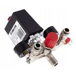 Casa si Gradina - Electrice - Echipamente electrice - Accesorii compresoare - Presostat compresor aer cu 2 cai, cuple rapide si supapa cu reglaj al presiunii de iesire 220V 15A XM806873T - Infinity.ro