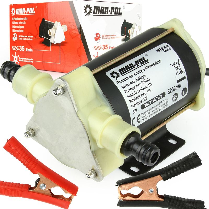 Casa si Gradina - Gradinarit si plante - Agricultura - Utilaje agricole - Pompa transfer lichide lapte apa 35L/min 12V 1/2" XM79902 - Infinity.ro