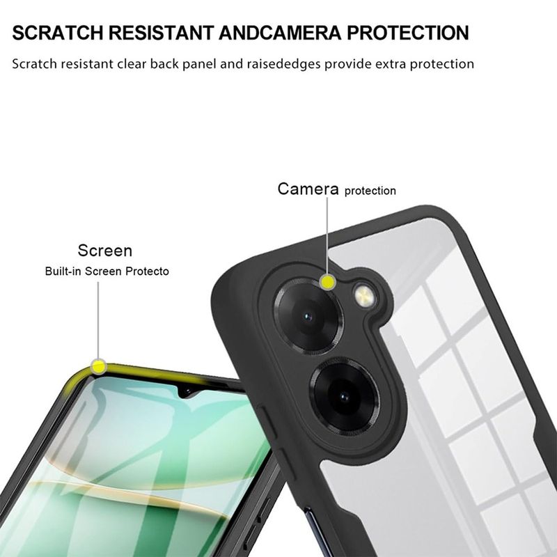 Laptop, Telefoane si Tablete - Telefoane mobile si accesorii - Accesorii Telefoane - Huse telefoane - Husa pentru Xiaomi Rosumi A5A 4G (Standard) + Folie - Techsuit ColorVerse 360 Series - Negru - Infinity.ro