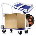 Casa si Gradina - Constructii - Depozitare, transport si protectie - Accesorii echipamente pentru transport si ridicat - Carut tip platforma de transport sarcina 300Kg Pliabil XM80091 - Infinity.ro