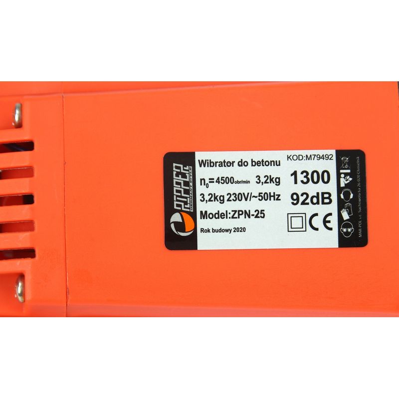 Casa si Gradina - Constructii - Utilaje constructii - Vibratoare de beton - Vibrator de beton profesional 1300W cu lance flexibila 200CM/35MM | Model XM79492 - Infinity.ro