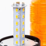 Auto si Moto - Electrice auto - Iluminare si semnalizare - Becuri auto - Girofar cu lumina de avertizare 30 Led-uri portocaliu MXM82713 - Infinity.ro