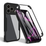Laptop, Telefoane si Tablete - Telefoane mobile si accesorii - Accesorii Telefoane - Huse telefoane - Husa pentru iPhone 17 Pro Max + Folie - Techsuit ColorVerse 360 Series - Negru - Infinity.ro