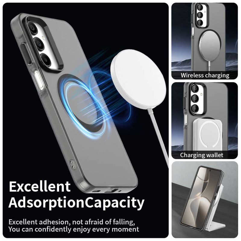 Laptop, Telefoane si Tablete - Telefoane mobile si accesorii - Accesorii Telefoane - Huse telefoane - Husa pentru Samsung Galaxy A16 4G / A16 5G - Techsuit CandyCase MagSafe - Negru - Infinity.ro