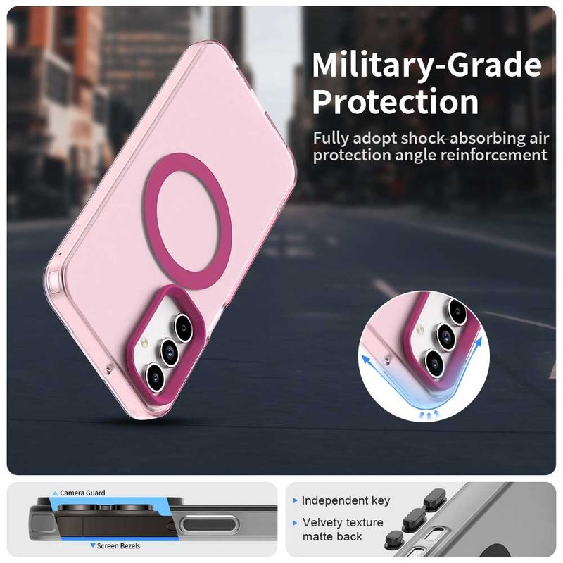 Laptop, Telefoane si Tablete - Telefoane mobile si accesorii - Accesorii Telefoane - Huse telefoane - Husa pentru Samsung Galaxy A35 5G - Techsuit CandyCase MagSafe - Roz - Infinity.ro