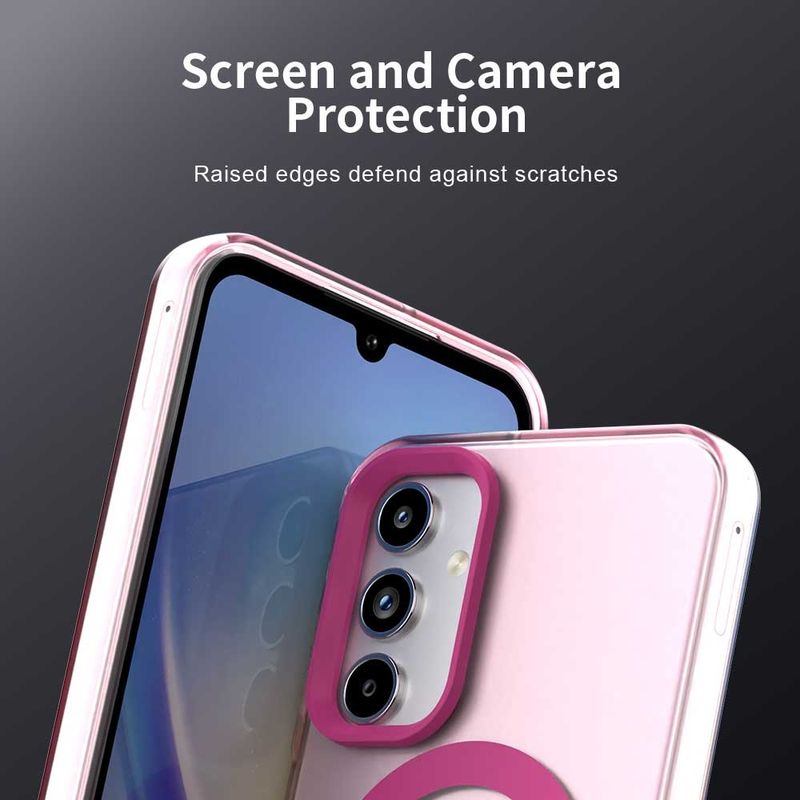 Laptop, Telefoane si Tablete - Telefoane mobile si accesorii - Accesorii Telefoane - Huse telefoane - Husa pentru Samsung Galaxy A35 5G - Techsuit CandyCase MagSafe - Roz - Infinity.ro