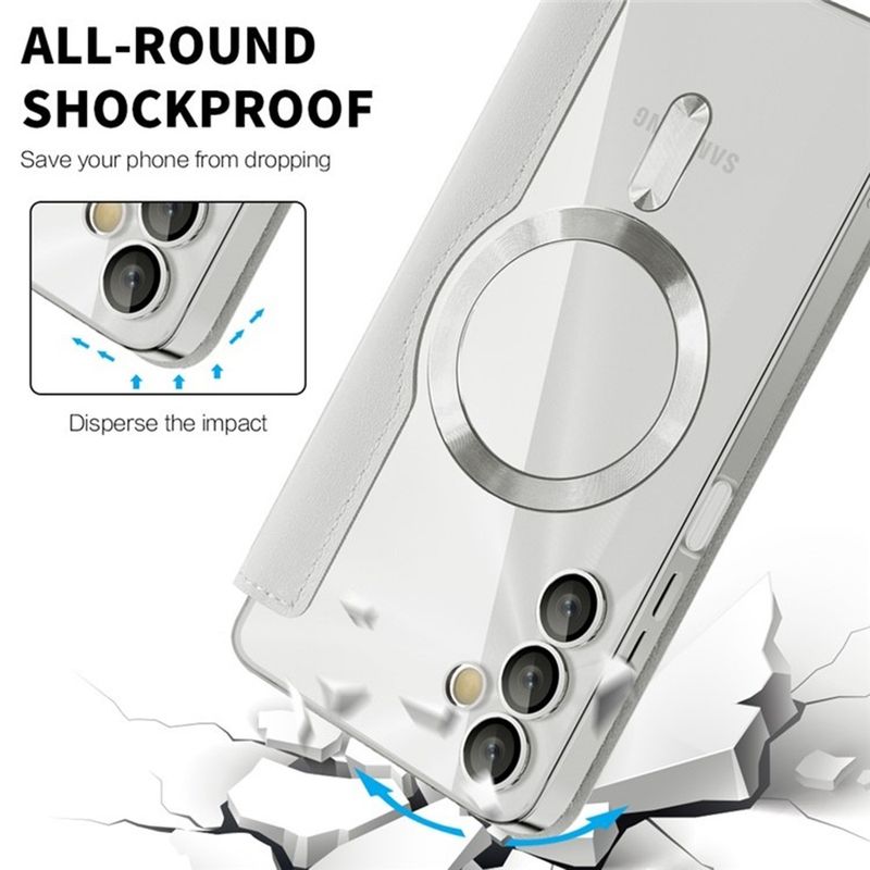 Laptop, Telefoane si Tablete - Telefoane mobile si accesorii - Accesorii Telefoane - Huse telefoane - Husa pentru Samsung Galaxy A05s - Techsuit SmartMag Book Case - Gri - Infinity.ro