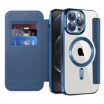 Laptop, Telefoane si Tablete - Telefoane mobile si accesorii - Accesorii Telefoane - Huse telefoane - Husa pentru iPhone 12 Pro - Techsuit SmartMag Book Case - Albastru - Infinity.ro