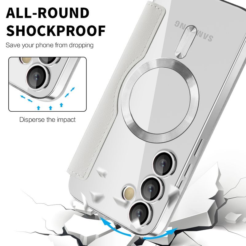 Laptop, Telefoane si Tablete - Telefoane mobile si accesorii - Accesorii Telefoane - Huse telefoane - Husa pentru Samsung Galaxy S24 Plus - Techsuit SmartMag Book Case - Gri - Infinity.ro