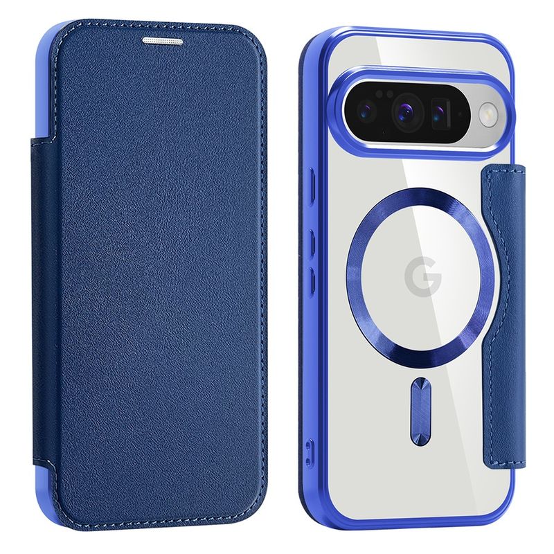 Laptop, Telefoane si Tablete - Telefoane mobile si accesorii - Accesorii Telefoane - Huse telefoane - Husa pentru Google Pixel 10 / 10 Pro - Techsuit SmartMag Book Case - Albastru - Infinity.ro