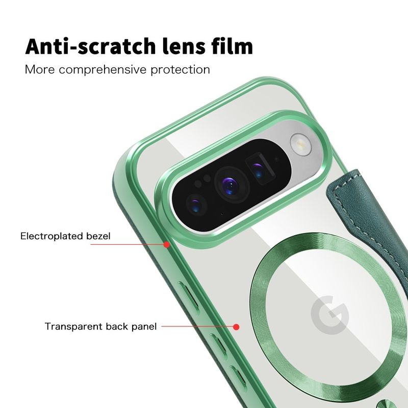 Laptop, Telefoane si Tablete - Telefoane mobile si accesorii - Accesorii Telefoane - Huse telefoane - Husa pentru Google Pixel 10 Pro XL - Techsuit SmartMag Book Case - Verde - Infinity.ro