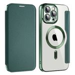 Laptop, Telefoane si Tablete - Telefoane mobile si accesorii - Accesorii Telefoane - Huse telefoane - Husa pentru iPhone 13 Pro Max - Techsuit SmartMag Book Case - Verde - Infinity.ro
