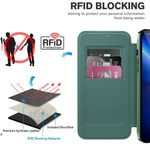 Laptop, Telefoane si Tablete - Telefoane mobile si accesorii - Accesorii Telefoane - Huse telefoane - Husa pentru iPhone 13 Pro Max - Techsuit SmartMag Book Case - Verde - Infinity.ro