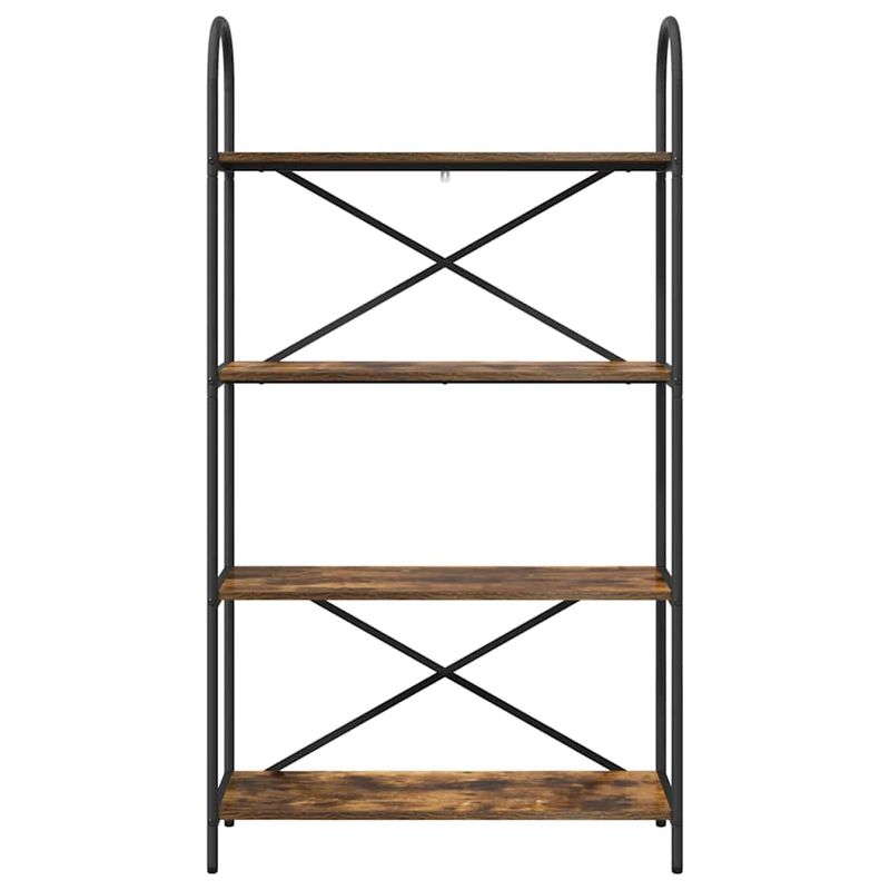 Casa si Gradina - Mobilier - Biblioteci si rafturi - Biblioteci - Raft pentru carti Stejar afumat 80 x 30 x 146 cm Lemn compozit - Infinity.ro