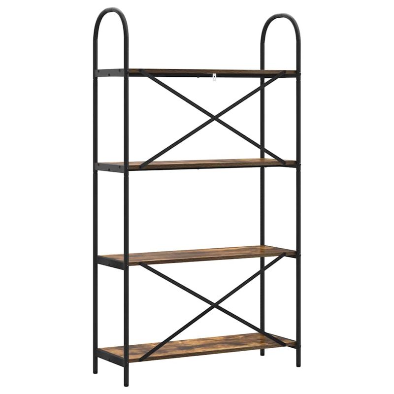 Casa si Gradina - Mobilier - Biblioteci si rafturi - Biblioteci - Raft pentru carti Stejar afumat 80 x 30 x 146 cm Lemn compozit - Infinity.ro