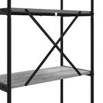 Casa si Gradina - Mobilier - Biblioteci si rafturi - Biblioteci - Raft pentru carti sonoma gri 80 x 30 x 109 cm Lemn compozit - Infinity.ro