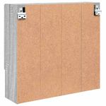 Casa si Gradina - Mobilier - Mobilier baie - Comode baie - Dulap cu oglinda sonoma gri 59 x 17 x 55 cm Lemn compozit - Infinity.ro