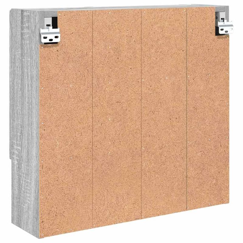 Casa si Gradina - Mobilier - Mobilier baie - Comode baie - Dulap cu oglinda sonoma gri 59 x 17 x 55 cm Lemn compozit - Infinity.ro