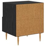 Casa si Gradina - Mobilier - Comode si corpuri - Noptiere - Noptiera cu sertar Negru 40 x 35 x 47.5 cm Lemn compozit - Infinity.ro