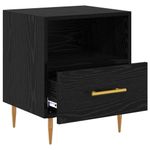 Casa si Gradina - Mobilier - Comode si corpuri - Noptiere - Noptiera cu sertar 2 pcs Negru 40 x 35 x 47.5 cm Lemn compozit - Infinity.ro