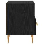 Casa si Gradina - Mobilier - Comode si corpuri - Noptiere - Noptiera cu sertar 2 pcs Negru 40 x 35 x 47.5 cm Lemn compozit - Infinity.ro