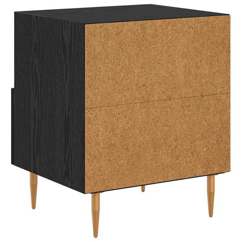 Casa si Gradina - Mobilier - Comode si corpuri - Noptiere - Noptiera cu sertar 2 pcs Negru 40 x 35 x 47.5 cm Lemn compozit - Infinity.ro