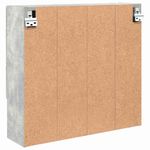 Casa si Gradina - Mobilier - Mobilier baie - Comode baie - Dulap cu oglinda cu usa Gri beton 59 x 17 x 55 cm Lemn compozit - Infinity.ro