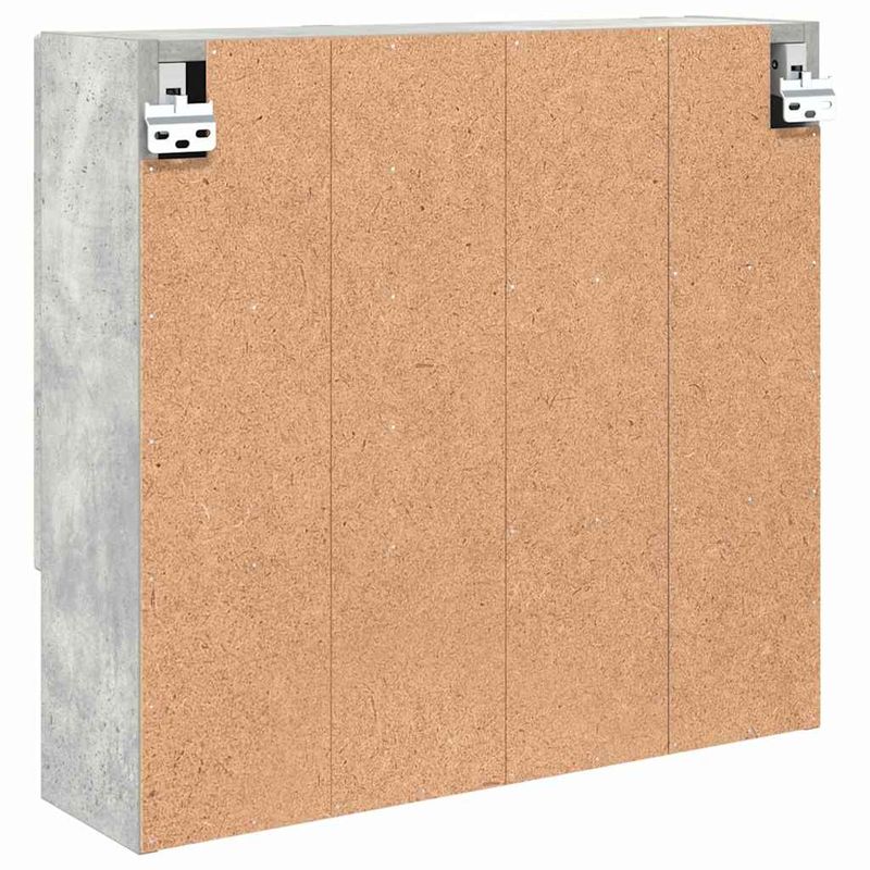 Casa si Gradina - Mobilier - Mobilier baie - Comode baie - Dulap cu oglinda cu usa Gri beton 59 x 17 x 55 cm Lemn compozit - Infinity.ro