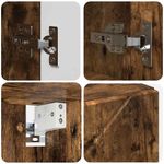 Casa si Gradina - Mobilier - Mobilier baie - Comode baie - Dulap cu oglinda Stejar afumat 59 x 17 x 55 cm Lemn compozit - Infinity.ro