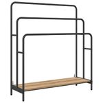 Casa si Gradina - Mobilier - Organizare si depozitare - Cuiere - Stativ pentru haine cu raft stejar artizanal 90 x 30 x 100.5 cm - Infinity.ro