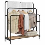 Casa si Gradina - Mobilier - Organizare si depozitare - Cuiere - Stativ pentru haine cu raft stejar artizanal 90 x 30 x 100.5 cm - Infinity.ro