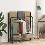 Casa si Gradina - Mobilier - Organizare si depozitare - Cuiere - Stativ pentru haine cu raft stejar artizanal 90 x 30 x 100.5 cm - Infinity.ro