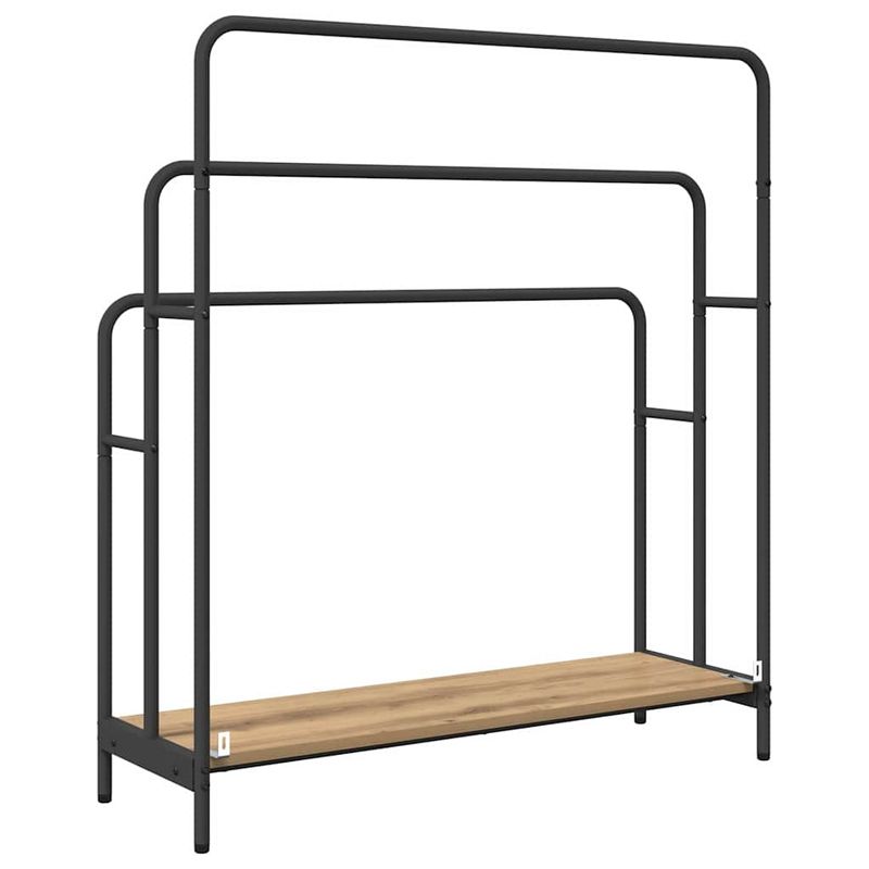 Casa si Gradina - Mobilier - Organizare si depozitare - Cuiere - Stativ pentru haine cu raft stejar artizanal 90 x 30 x 100.5 cm - Infinity.ro