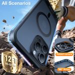 Laptop, Telefoane si Tablete - Telefoane mobile si accesorii - Accesorii Telefoane - Huse telefoane - Husa pentru iPhone 16 Pro - Torras Pstand MagSafe - Negru - Infinity.ro