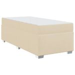 Casa si Gradina - Mobilier - Paturi si accesorii - Paturi - Cadru de pat Crem 90 x 190 cm tesatura - Infinity.ro