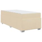 Casa si Gradina - Mobilier - Paturi si accesorii - Paturi - Cadru de pat Crem 90 x 190 cm tesatura - Infinity.ro