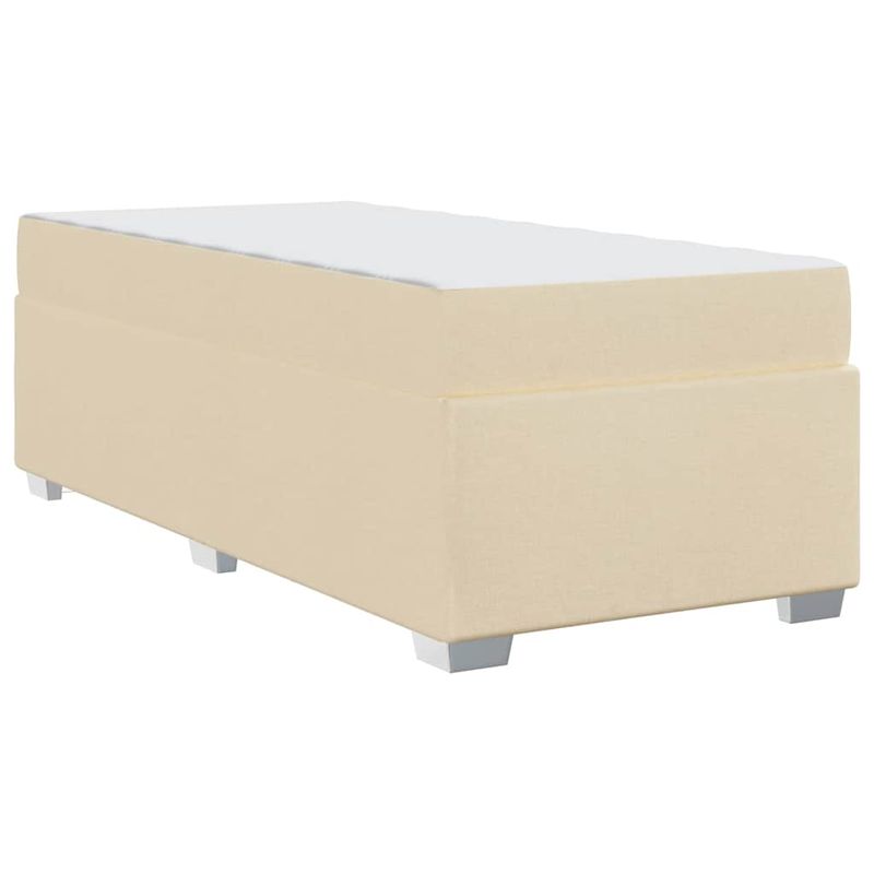 Casa si Gradina - Mobilier - Paturi si accesorii - Paturi - Cadru de pat Crem 90 x 190 cm tesatura - Infinity.ro