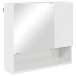 Casa si Gradina - Mobilier - Mobilier baie - Corpuri baie - Set de mobilier pentru baie cu sertar 5 pcs Alb foarte lucios - Infinity.ro