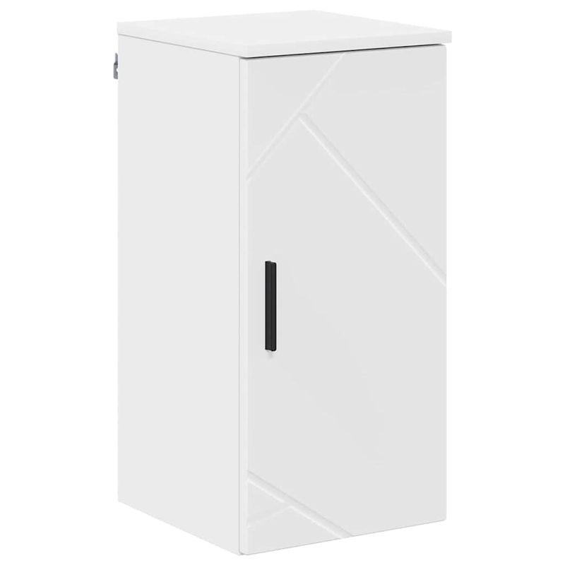 Casa si Gradina - Mobilier - Mobilier baie - Corpuri baie - Set de mobilier pentru baie cu sertar 5 pcs Alb foarte lucios - Infinity.ro