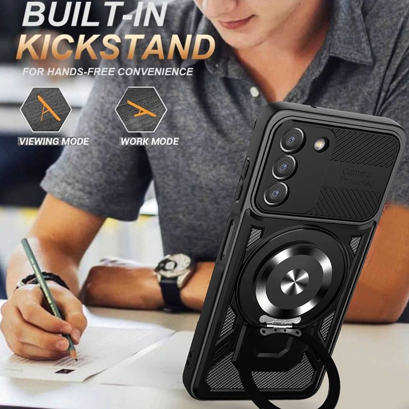 Laptop, Telefoane si Tablete - Telefoane mobile si accesorii - Accesorii Telefoane - Huse telefoane - Husa pentru Samsung Galaxy A25 5G - Techsuit RuggedCam - Albastru - Infinity.ro