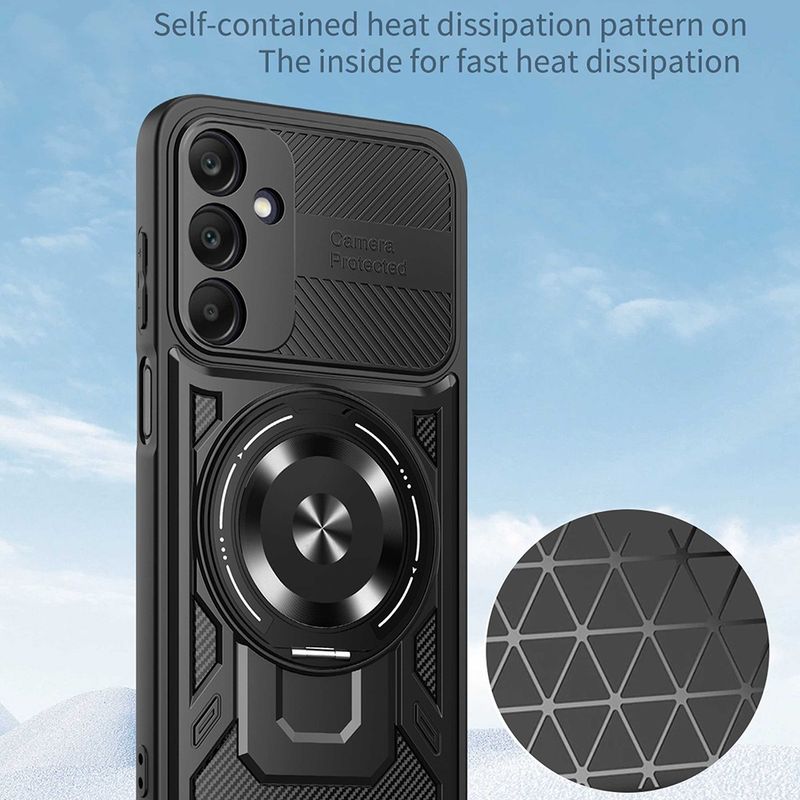 Laptop, Telefoane si Tablete - Telefoane mobile si accesorii - Accesorii Telefoane - Huse telefoane - Husa pentru Samsung Galaxy A25 5G - Techsuit RuggedCam - Albastru - Infinity.ro