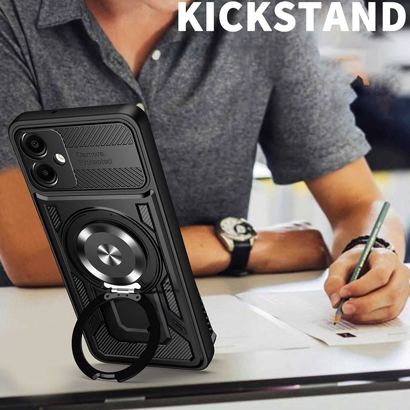 Laptop, Telefoane si Tablete - Telefoane mobile si accesorii - Accesorii Telefoane - Huse telefoane - Husa pentru Samsung Galaxy A06 - Techsuit RuggedCam - Albastru - Infinity.ro