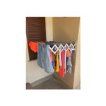 Market - Spalare si intretinere rufe - Uscatoare de rufe si accesorii - Uscator rufe metalic SGTT Classic MD2, prindere pe perete, extensibil, capacitate uscare 7.2m - Infinity.ro